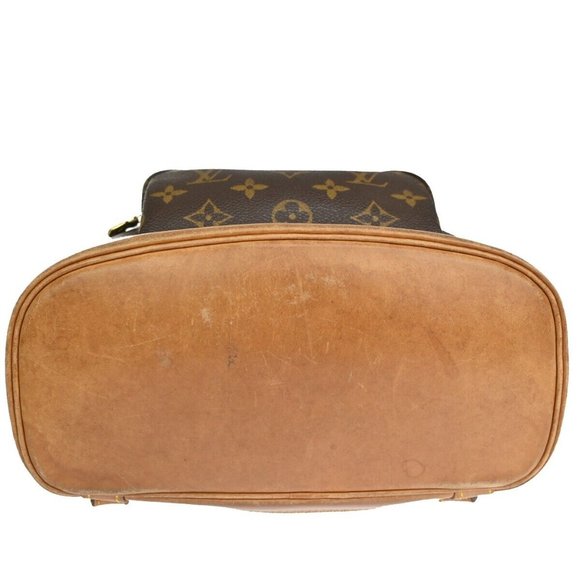 LOUIS VUITTON Montsouris MM Backpack Bag Monogram Leather Brown M51136 70EA501 - Picture 7 of 14